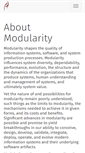Mobile Screenshot of modularity.info