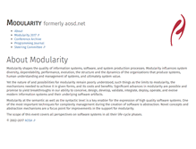 Tablet Screenshot of modularity.info